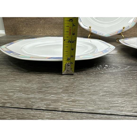 Christopher Stuart SOUTHWEST Y0002 Dinner Plate 10 3/8" Fine China~ Set Of 3 - Picture 7 of 9